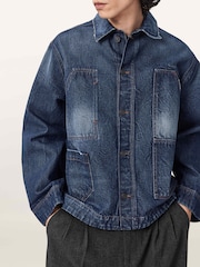 AllSaints Blue Mukesh Jacket - Image 5 of 6