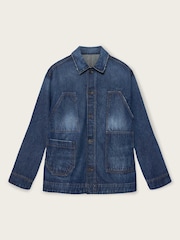 AllSaints Blue Mukesh Jacket - Image 6 of 6