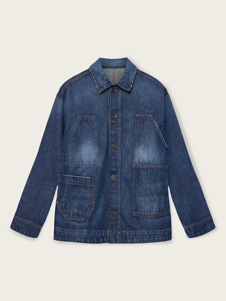 AllSaints Blue Mukesh Jacket - Image 6 of 6