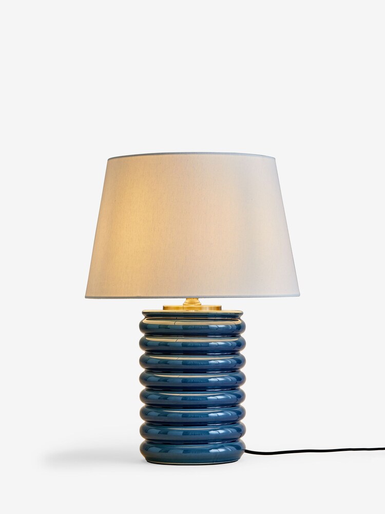 Blue Padbury Table Lamp - Image 4 of 4
