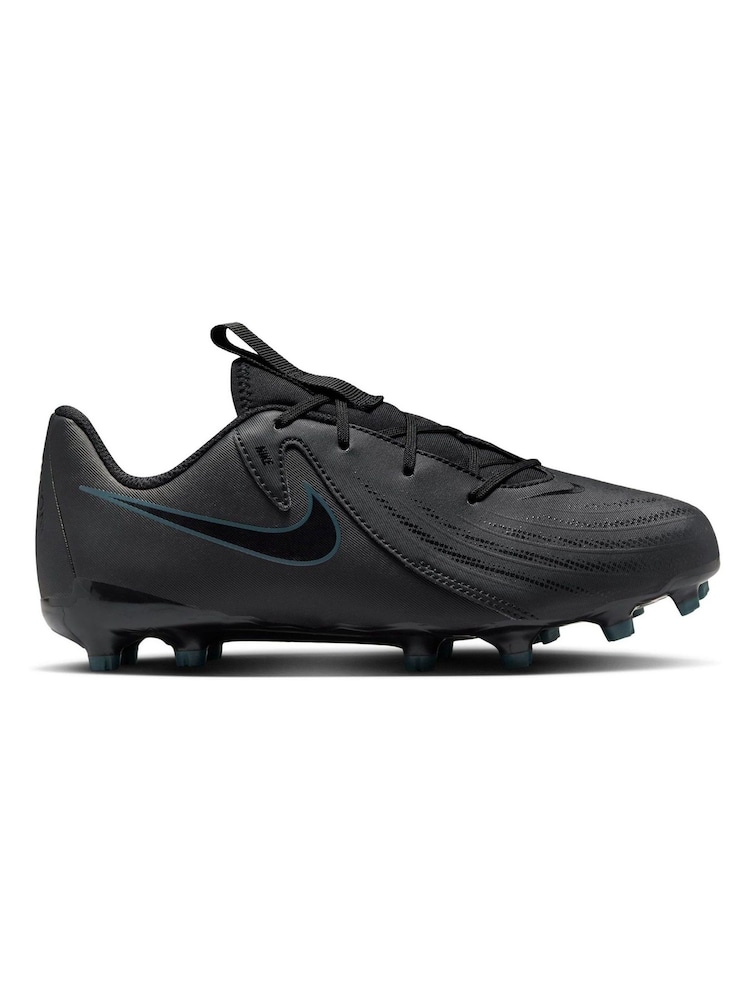 Черный/зеленый - Nike Kids Phantom 2 Academy Grey/Green Ground Football Boots - Image 1 of 12