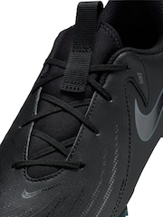 Черный/зеленый - Nike Kids Phantom 2 Academy Grey/Green Ground Football Boots - Image 10 of 12