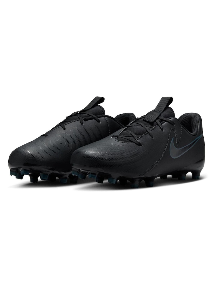 Черный/зеленый - Nike Kids Phantom 2 Academy Grey/Green Ground Football Boots - Image 2 of 12