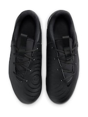 Черный/зеленый - Nike Kids Phantom 2 Academy Grey/Green Ground Football Boots - Image 9 of 12