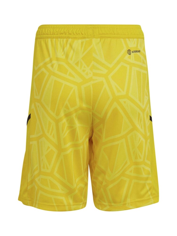 adidas Yellow Arsenal Home Goalkeeper Shorts - Image 3 of 3