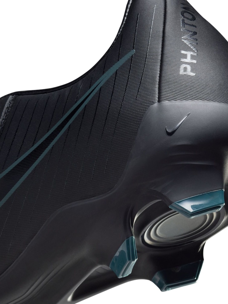 Nike Black/Green Adults Phantom 2 Club Pink Ground Football Boots - Image 3 of 12