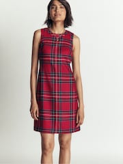 Boden Lou Wool Check Shift Dress - Bilde 3 av 7