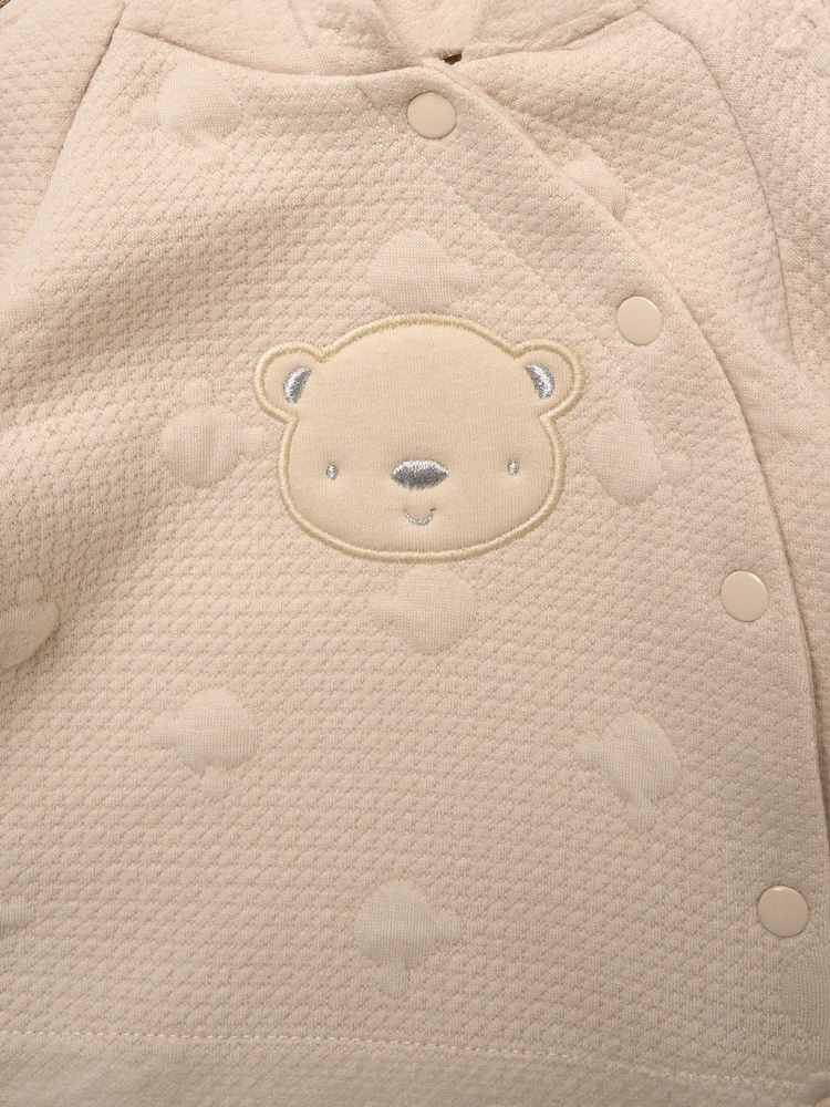 Rock-A-Bye Baby Boutique set bestaande uit een geribbelde velours jas en een broek met voetjes. - Afbeelding 4 van 4 Rock-A-Bye Baby Boutique set bestaande uit een geribbelde velours jas en een broek met voetjes. - Afbeelding 4 van 4