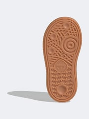 adidas Originals Brown Handball Spezial Elastic Lace Infant Trainers - Image 7 of 9
