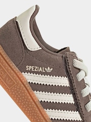 adidas Originals Brown Handball Spezial Elastic Lace Infant Trainers - Image 8 of 9