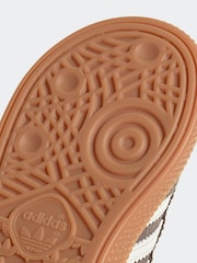 adidas Originals Brown Handball Spezial Elastic Lace Infant Trainers - Image 9 of 9
