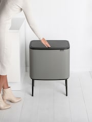 Brabantia Mineral Concrete Grey Bo 11 Plus 23L Touch Bin - Image 1 of 6