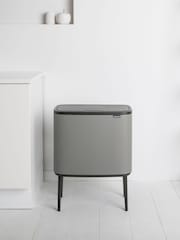 Brabantia Mineral Concrete Grey Bo 11 Plus 23L Touch Bin - Image 2 of 6