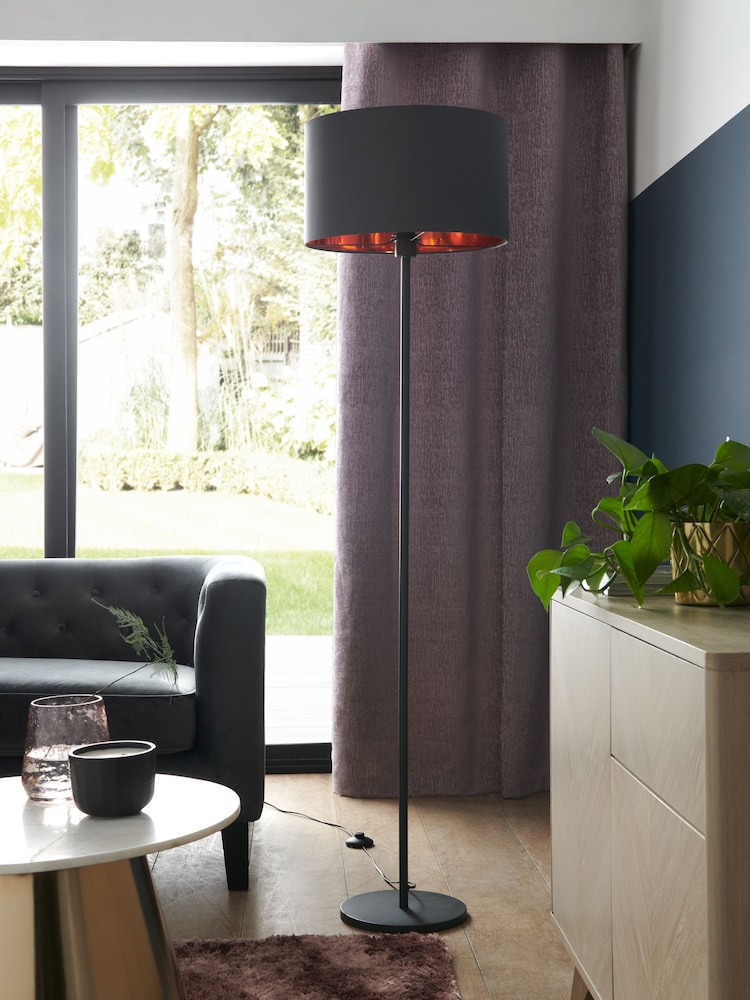 Grey Rico Tripod Floor Lamp - Image 2 of 8
