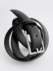 Black Formal Leather Belt - Image 4 of 5