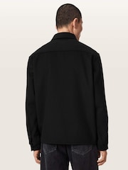 AllSaints Black Palermo Long Sleeve Shirt - Image 4 of 6