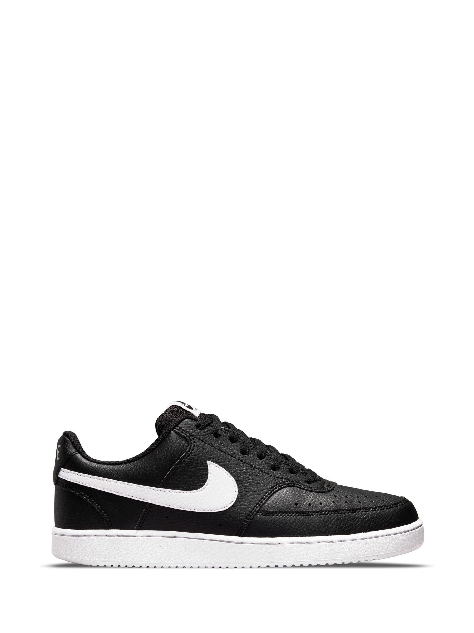 Buy Nike Black/White Court Vision Low Trainers from the Next UK online shop