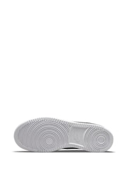 Nike Black/White Court Vision Low Trainers - Image 3 of 7