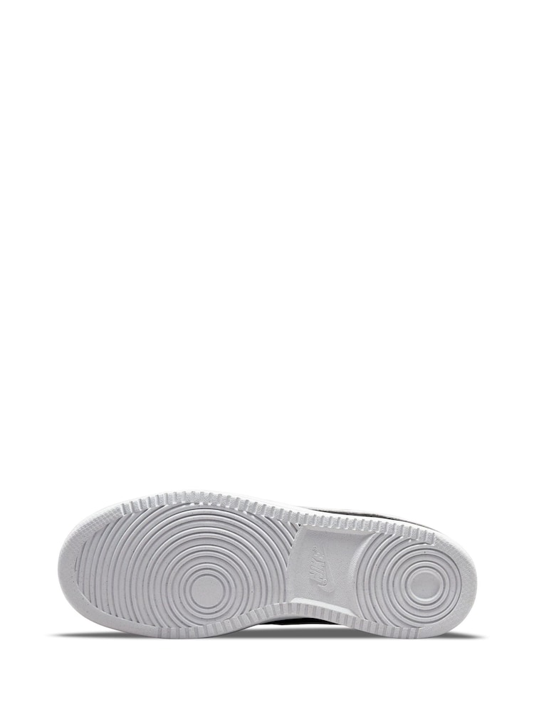 Nike Black/White Court Vision Low Trainers - Image 3 of 7