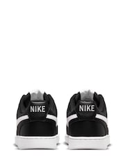 Nike Black/White Court Vision Low Trainers - Image 5 of 7