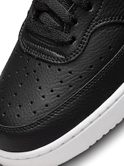 Nike Black/White Court Vision Low Trainers - Image 7 of 7