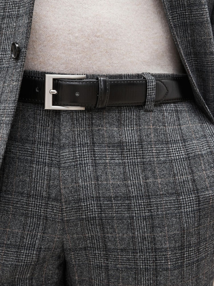Black Stitched Edge Belt - Image 1 of 3 Black Stitched Edge Belt - Image 1 of 3