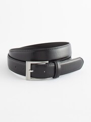 Black Stitched Edge Belt - Image 2 of 3