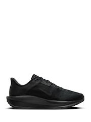 Nike Black/Grey Quest 6 Road Running Trainers - Image 1 of 11
