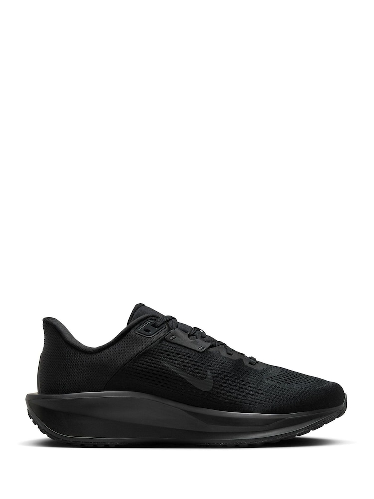 Nike Black/Grey Quest 6 Road Running Trainers - Image 1 of 11