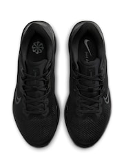 Nike Black/Grey Quest 6 Road Running Trainers - Image 6 of 11