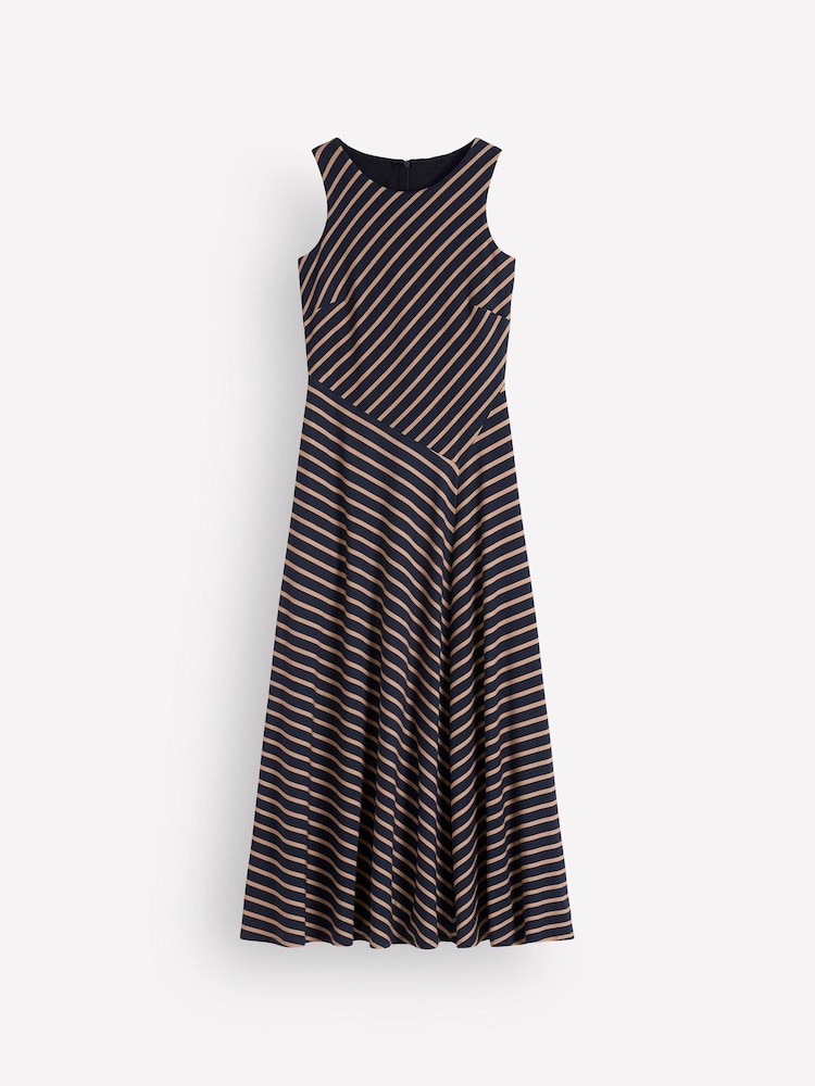 Boden Blue Asymetric Ponte Midi Dress - Image 6 of 6 Boden Blue Asymetric Ponte Midi Dress - Image 6 of 6