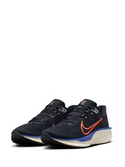 Nike Black/Red Quest 6 Road Running Trainers - Image 3 of 9