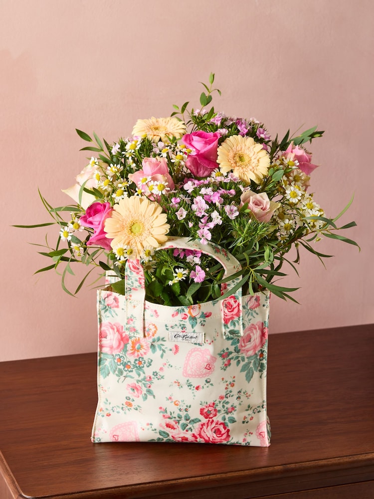 Cath Kidston Book Bag Bouquet - Image 1 of 9 Cath Kidston Book Bag Bouquet - Image 1 of 9