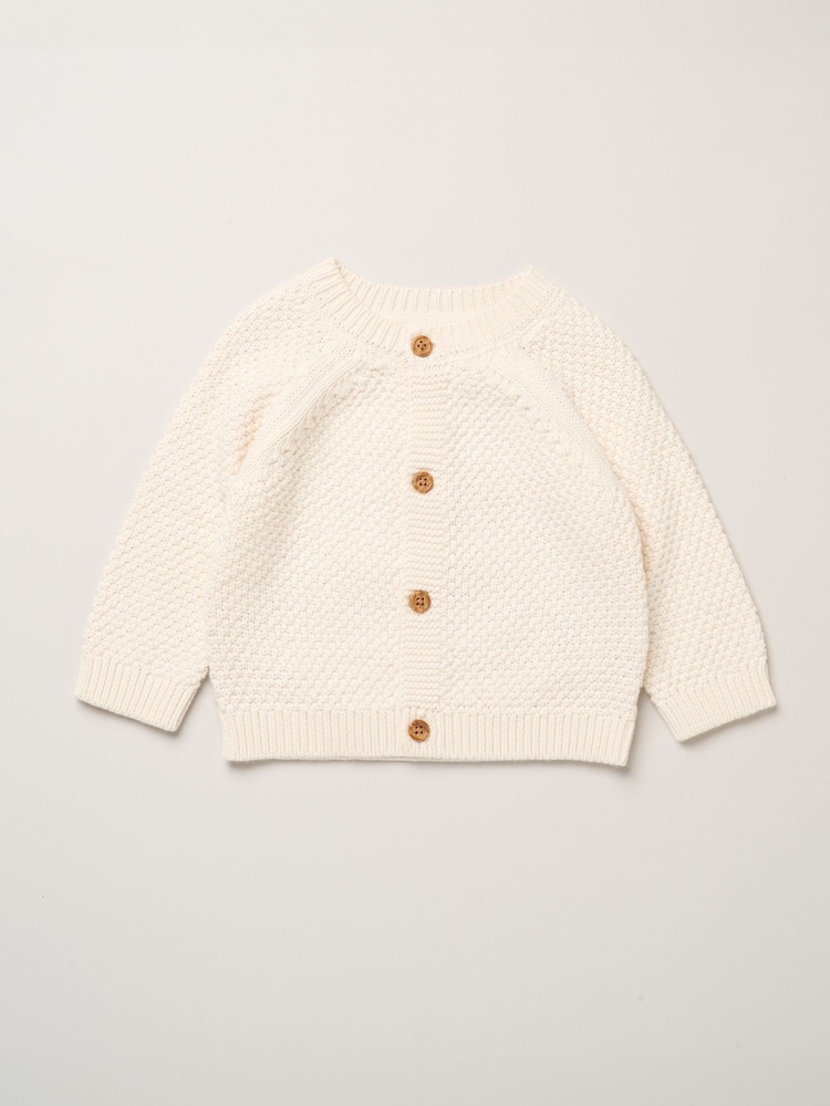 화이트 - Rock-A-Bye Baby Boutique Chunky Knitted Embroidered Cardigan - 4의 이미지 1