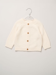 화이트 - Rock-A-Bye Baby Boutique Chunky Knitted Embroidered Cardigan - 4의 이미지 3