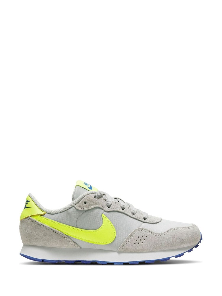 Nike Grey/Yellow MD Valiant Youth Trainers - Image 1 of 8