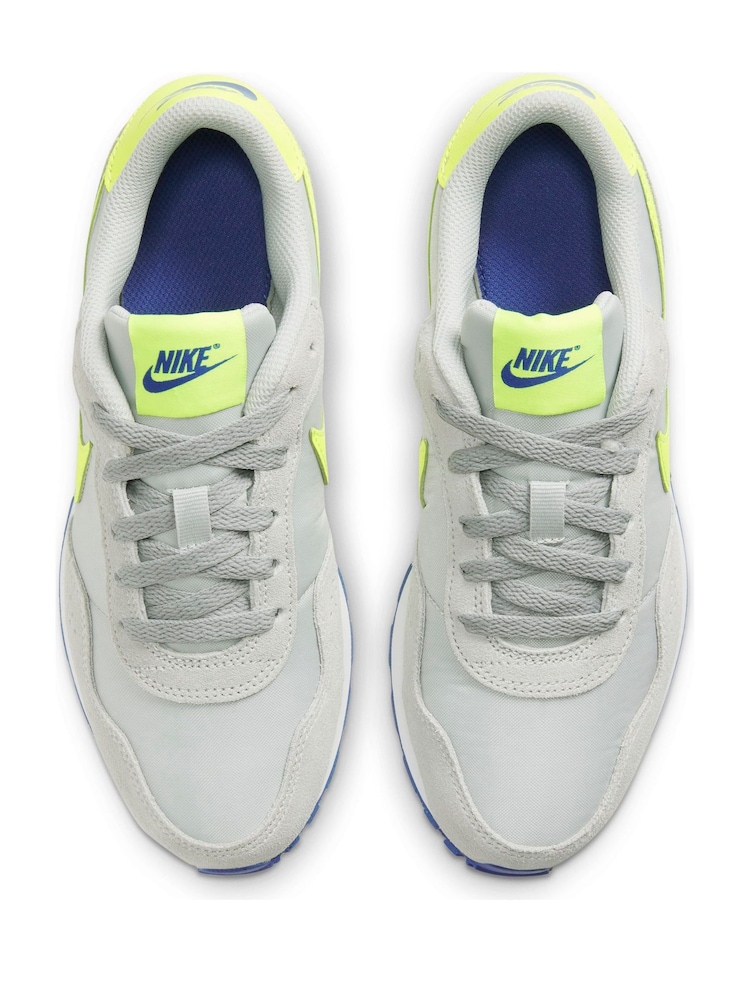 Nike Grey/Yellow MD Valiant Youth Trainers - Image 5 of 8