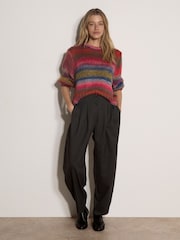 Apricot Blue Chunky Knit Multicolour Jumper - Image 1 of 4