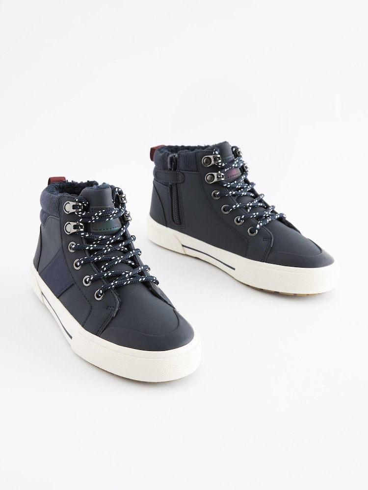 Navy Wide Fit (G) Thinsulate™ Lace Up High Top - Image 1 of 6