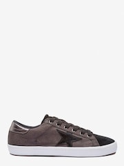 Black Regular/Wide Fit Forever Comfort® Star Lace-Up Trainers - Image 1 of 3