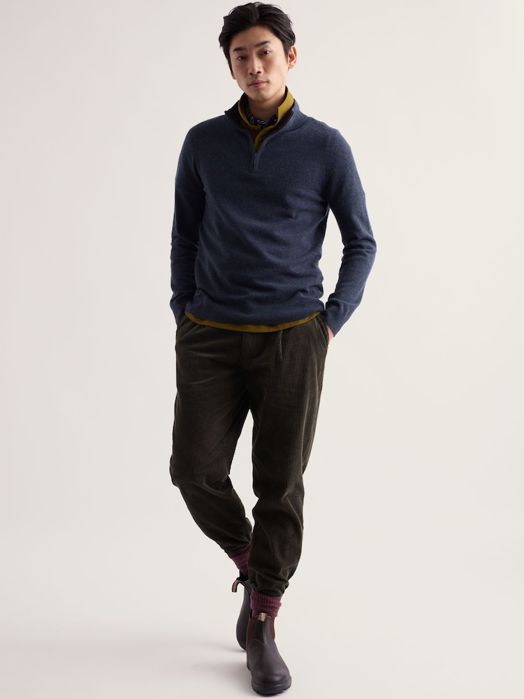 Seasalt Cornwall Blue Prow Crew Neck Jumper - Image 1 of 5 Seasalt Cornwall Blue Prow Crew Neck Jumper - Image 1 of 5