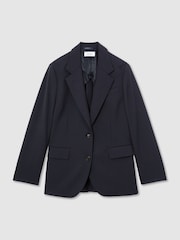 Reiss Sandor Stretch-Twill relaksēta vienrindas žakete - Attēls 2 no 8