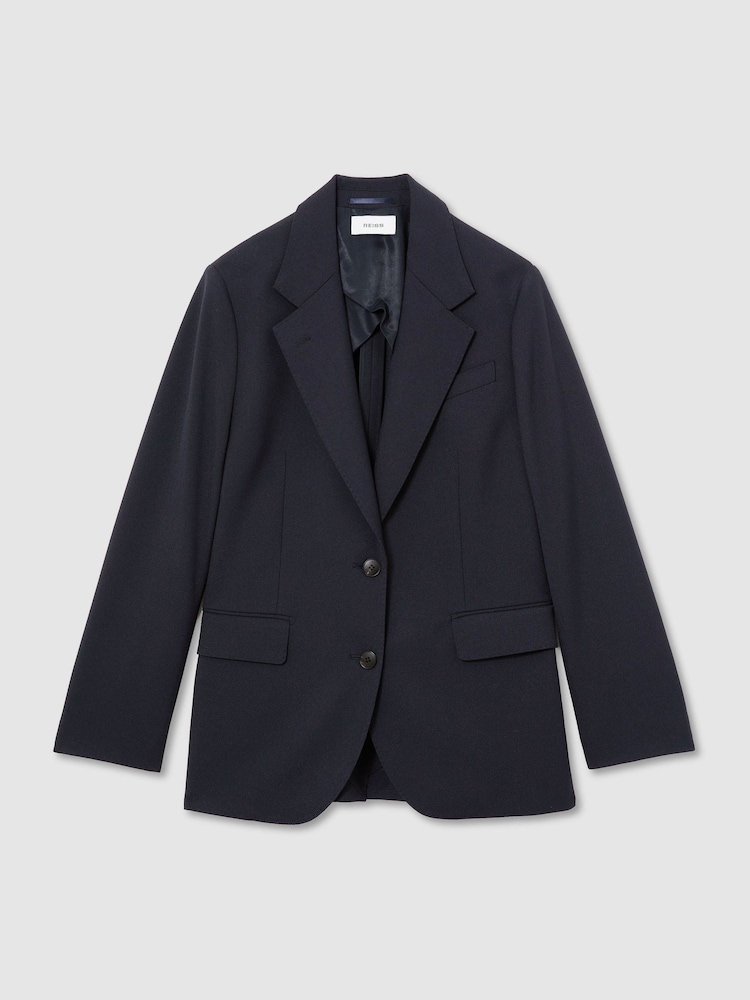 Reiss Sandor Stretch-Twill relaksēta vienrindas žakete - Attēls 2 no 8 Reiss Sandor Stretch-Twill relaksēta vienrindas žakete - Attēls 2 no 8