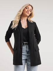 Simply Be Black Ponte Blazer - Image 1 of 4