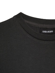 Lyle & Scott Gunmetal Grey Boys Essentials 100% Cotton Crew Neck T-Shirt - Image 4 of 5