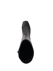 Dune London Black Wide Fit Sanna Knee High Boots - Image 5 of 6
