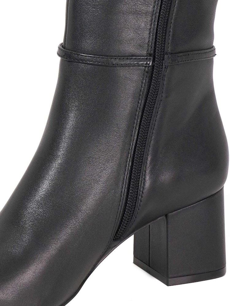 Dune London Black Wide Fit Sanna Knee High Boots - Image 6 of 6 Dune London Black Wide Fit Sanna Knee High Boots - Image 6 of 6