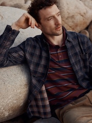 Seasalt Cornwall Blue Shoreman Shirt - Image 4 of 6