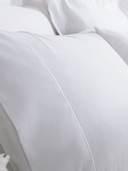 Bianca Set of 2 White Luxury 800 Thread Count 100% Cotton Sateen Housewife Pillowcases - Image 1 of 3