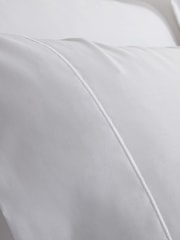 Bianca Set of 2 White Luxury 800 Thread Count 100% Cotton Sateen Housewife Pillowcases - Image 2 of 3